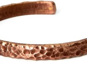 QWSAZX Men Ladies Copper Bracelet Antique Vintage Unisex Cuff Bracelet Handmade Jewelry Gift (Length : 15-18cm resizable)