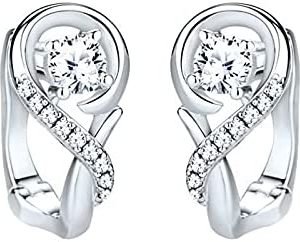 Exquisite Music Note Weight Loss Earrings Cubic Zirconia Earrings Acupoint Stimulation Magnetic Therapy Fat Burning Jewelry Gift