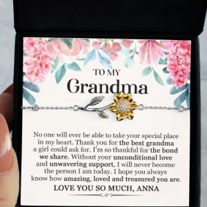 Sentimental Great Grandma To be Sunflower Bracelet Gift, New Great Grandma Gifts, Promoted to Great Grandma, Soon to Be Great Grandma, Necklace Gift Message Cards And Gift Box