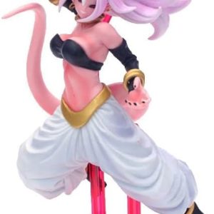 DBZ Figure Girl Majin Buu No.21 Android 21 PVC Action Figure Anime Buu DBZ Goku Vegeta Super Saiyan Fighting Model Toy FASHIONMORE Green Life