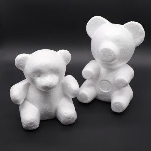Floral Decor 1pcs 150mm/200mm Modelling Polystyrene Styrofoam Foam Bear White Craft Balls for DIY Christmas Party Decoration Supplies Gifts – (Color: 1M)