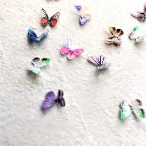 Random Micro Butterflies, Fairy Garden Miniatures, Mini Butterflies, Butterfly Figurines, (12 pcs)