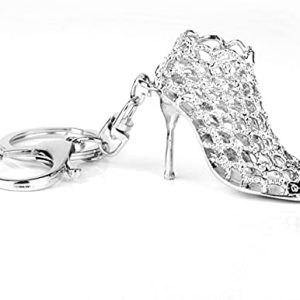 Key Chains Occus Fashion Fancy Metal High Heel Shoe Keychain Women Charms Key Chains Keyrings Chaveiros Birthday Party Gift-50