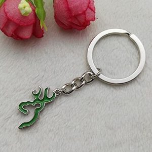 Key Chains 2020 Browning Deer Metal Key Ring Fashion Jewelry Valentine’s Gift
