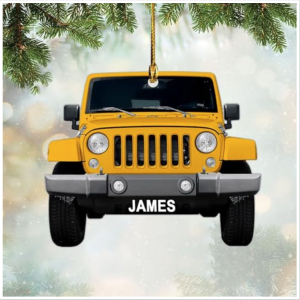 Personalized Car Christmas Ornament, Car Ornament with Name, Truck Christmas Ornament, Christmas Tree Ornaments, Trucker Gifts, Ornament Gifts