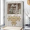 Personalized Mom You are The Piece That Holds Us Together Canvas, Puzzle Art, Best Ever, Mother’s Day, Day Decorations, Birthday Gifts from Daughter and Son, Mothers Poster 8×12, 8”x12”