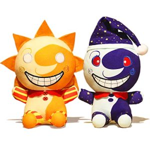 Sundrop and Moondrop Plush Security Breach Plush, Clown Figure and Collection Stuffed Animals Plush Toys,Birthday Christmas for Kids and Fans