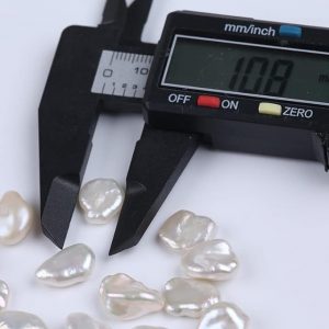 Ankom Natural White About 10 * 14mm Keshi Loose Freshwater Pearls Beads for Jewelry Making