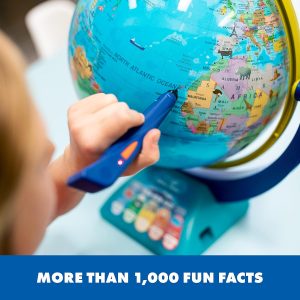 Educational Insights GeoSafari Jr. Talking Interactive Globe with Talking Pen for Kids, Featuring Bindi Irwin, Gift for Boys & Girls, Ages 4+