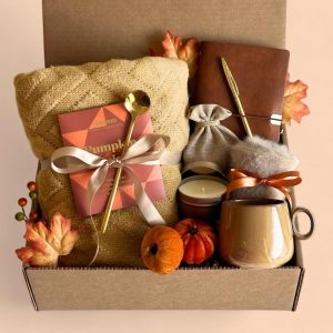 Hygge Fall Gift Box, Boo Basket, Spooky Season Gift, Cozy Fall Gift Set, Harvest Gift, Pumpkin Spice, Halloween Gifts