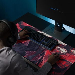 Anime Desk Mat, Itachi Uchiha Mouse Pad, Long Desk Mats, Aesthetic Gaming Mousepad, Christmas Birthday Gift Idea, Anime Game Mats, cool gaming desk accessories