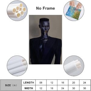 Grace Jones Famous Singer Poster Picture Print Wall Art Painting Canvas Artworks Gift Idea Room Aesthetic 24x36inch(60x90cm)