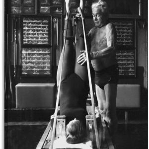 AAHARYA Joseph Pilates Body Shaping Exercise Poster Black & White Photo Photography Canvas Print (9) Canvas Painting Wall Art Poster for Bedroom Living Room Decor 16x24inch(40x60cm) Frame-style
