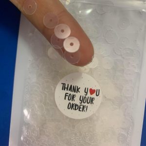 2000Pcs White Transparent Sequin 4Mm PVC Flat Round Sequins Paillettes Sewing Wedding Craft DIY Handmade Sew Accessories