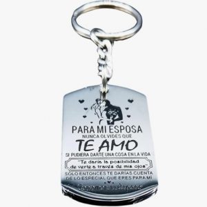 Wedding Para Mi Esposa Nunca Olvides Que Te Amo Keychains Stainless Steel For My Wife Love Keychain For Women