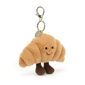 Jellycat Keychain – Adorable Collectible Plushies for Gifts Perfect for Collectors Soft & Cuddly Designs Ideal for JellycatFans & BagDecoration – Croissant
