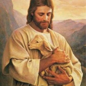 Jesus Shepherd Figure 5d Diamond Painting Cross Stitch Christian God Loves The World Catholic Church Full Diamond Embroidery – (Color: 05; Size: Round Drill 20x30cm)